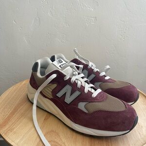 New Balance Burgundy and Gray Sneakers